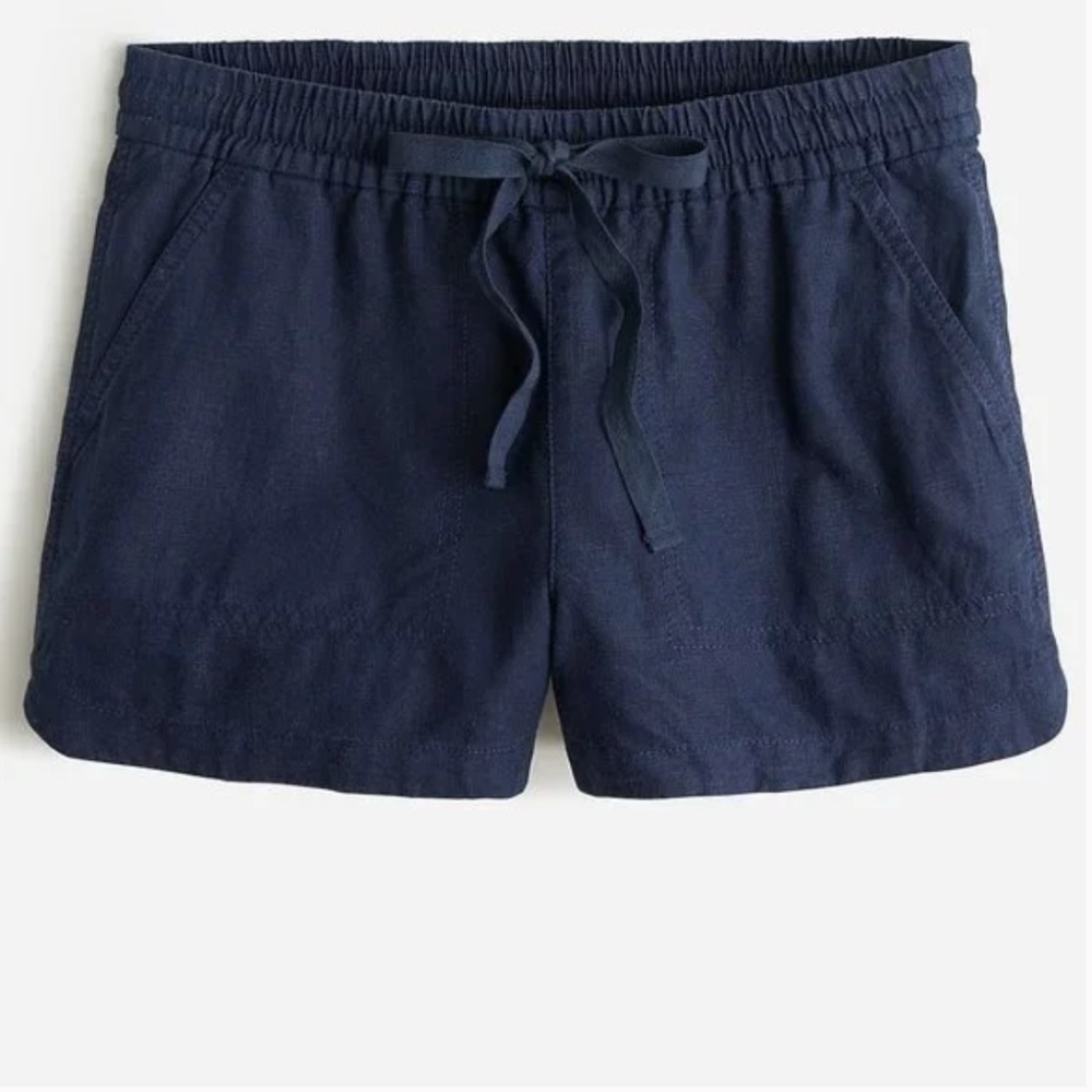 J. Crew Seaside Shorts Linen Blend